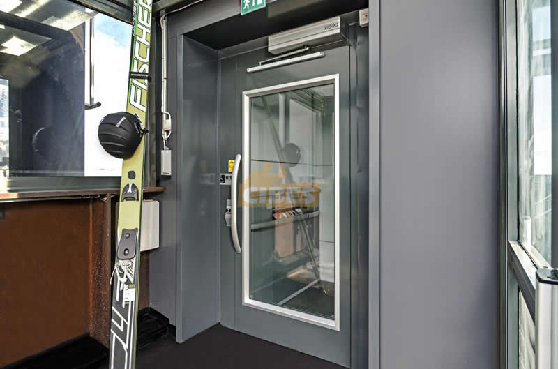 Passenger lift Cibes A5000 in ski jump tower - Cibes新盛娱乐瑞典品牌电梯