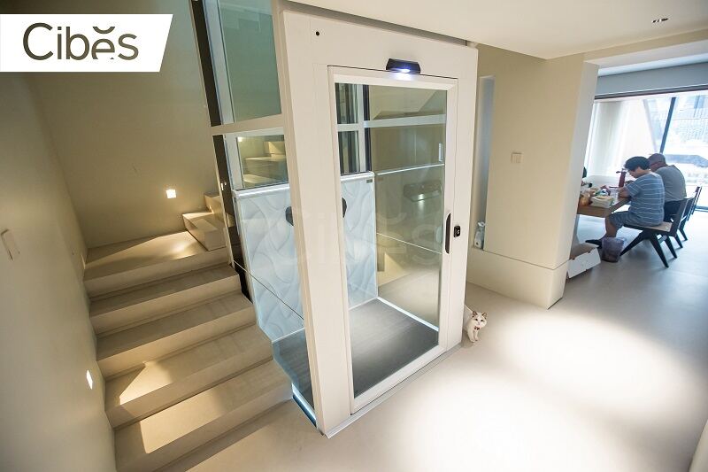 CIBES新盛娱乐家用别墅电梯案例赏析