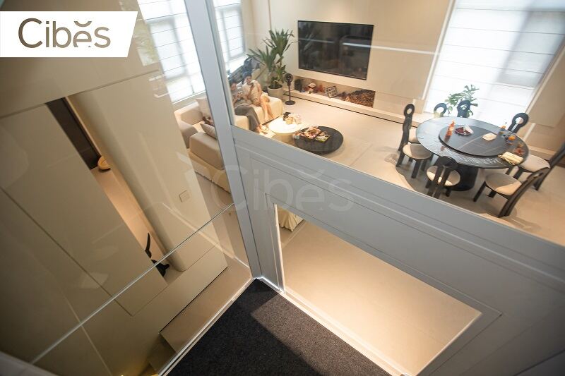 CIBES新盛娱乐家用别墅电梯案例赏析